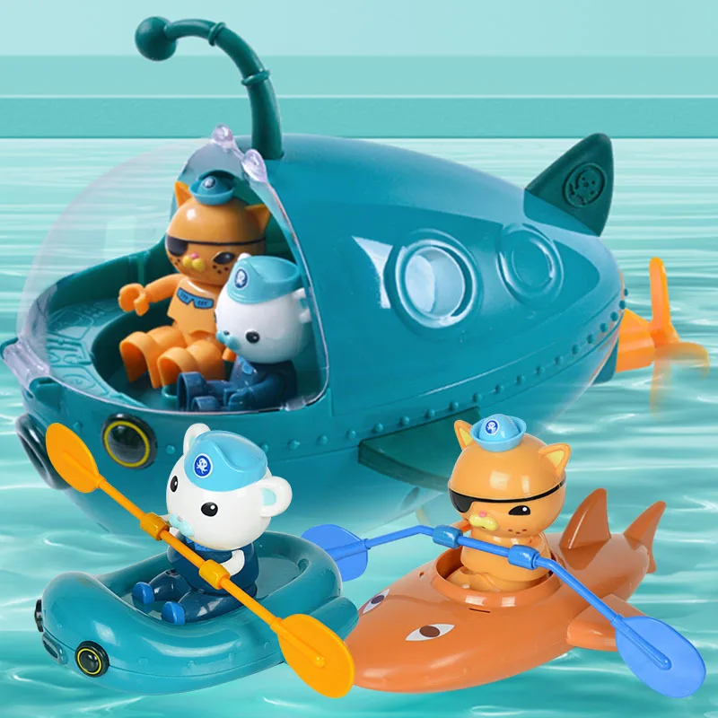 Подводная лодка Octonauts игрушки для купания фонарь рыба аниме экшн-фигурки модель