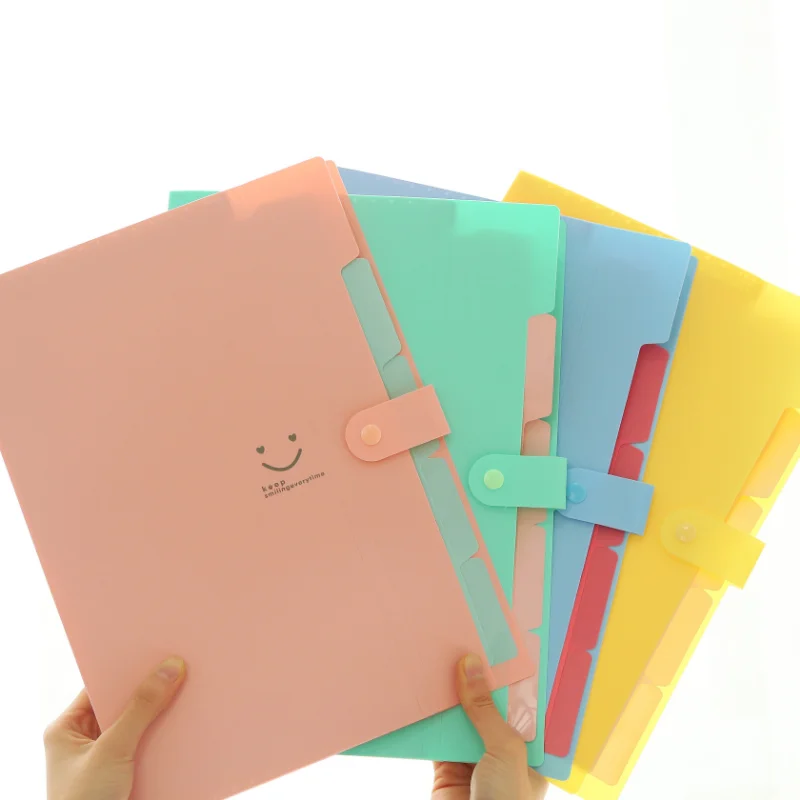 

A4 File Document Bag Pouch Bill Folder Holder Organizer Fastener School Office Supplies Expanding File Folder Document Storages