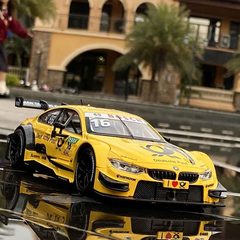 

Модель гоночного автомобиля 1:24 BMW M4 DTM Le из сплава, модель игрушечного автомобиля, модель металлического автомобиля, Коллекционная модель со...