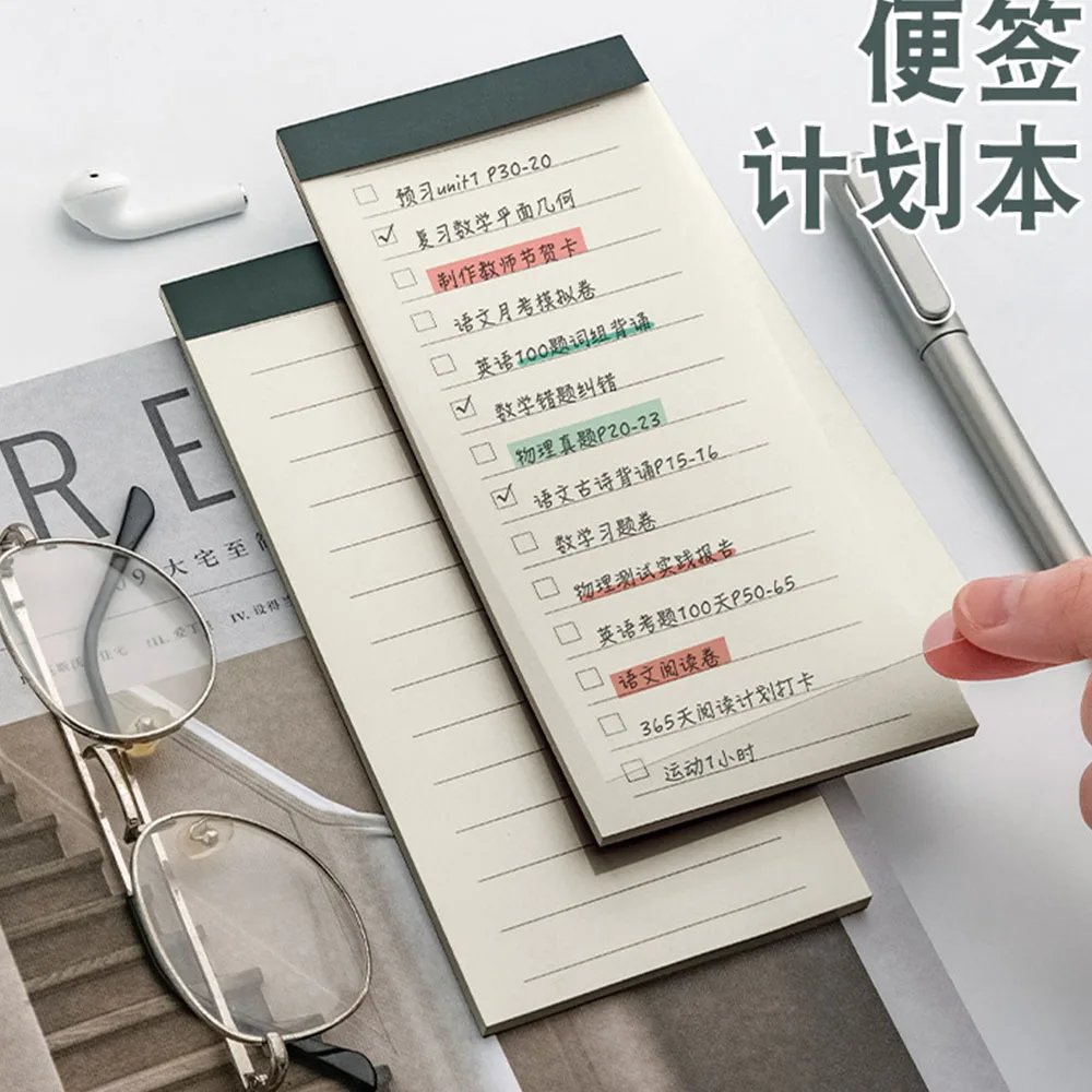 

JESJELIU Pocket Memo Pad Scrapbooking Decoration Creative Notepad Stationery Planner Sticky Notes Note Pad SchoolOffice Supplies