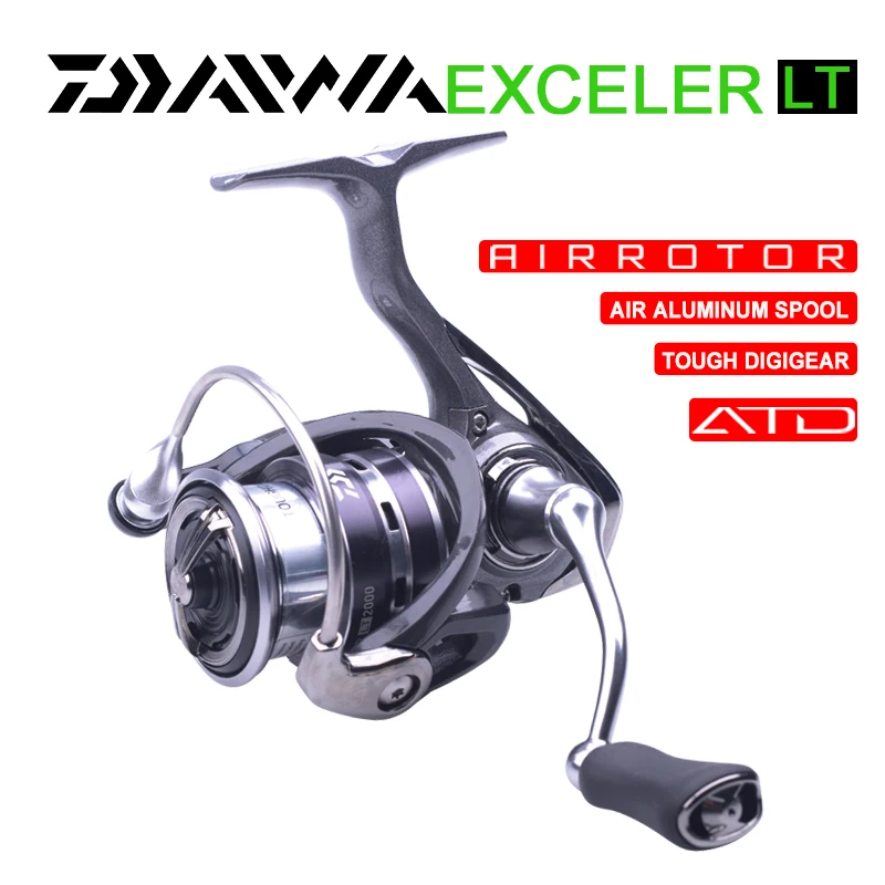 

Оригинальная Катушка для спиннинга DAIWA 20 EXCELER LT, 5 шарикоподшипников, передаточное число 5,2: 1/5.3:/6,2: 1/4.7:1, металлическая катушка, Рыболовная катушка для морской воды