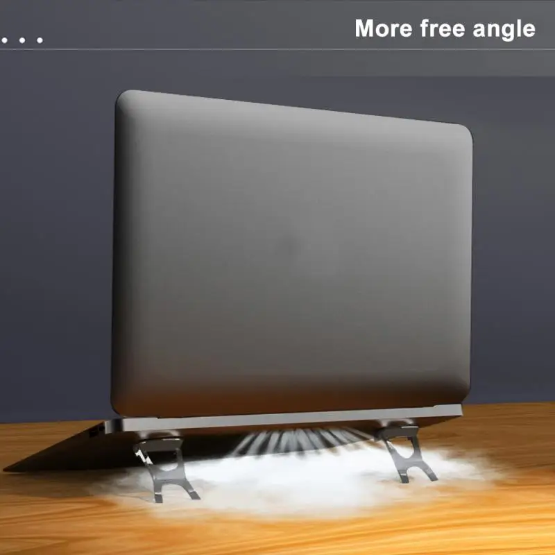 Подставка для ноутбука Macbook Air/Pro алюминиевая Нескользящая мини-подставка
