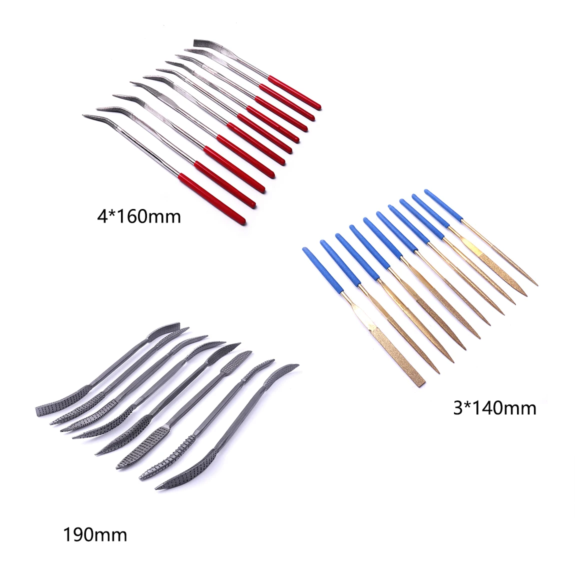 

10/8pcs Diamond Mini Needle File Set Handy Tools Ceramic Crafts DIY Wood Rasp File Needle Jewelry Polishing Carving Diamond File