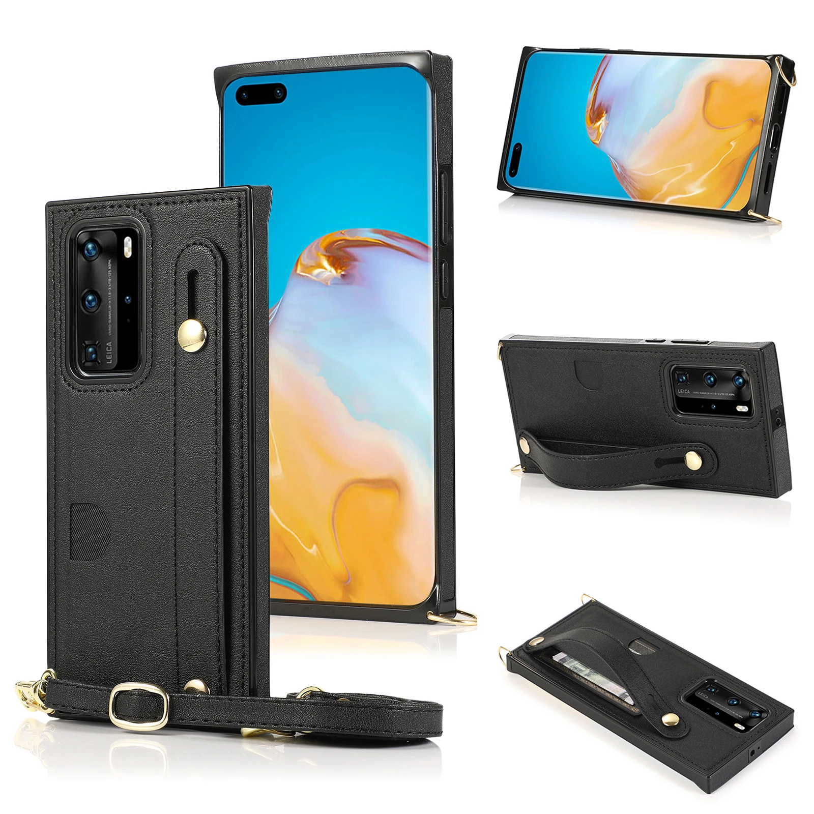 

Чехол-книжка из искусственной кожи для Huawei P40 Pro Plus Mate 40 Mate30 P30 Mate 20