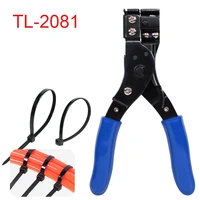 tl 2081 nylon cable tie gun cable tie pliers cable tie gun binding scissors 2 in 1 tool use range 2 4 12mm