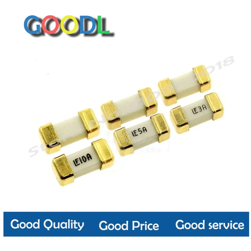 

10PCS Alfinete de Ouro 1808 125V 0451 SMD Fusível de fusão Rápida 0.5A 0.75A 1A 2A 3A 4A 6.3A 8A 10A 12A 15A 500MA 750MA 0451 ul