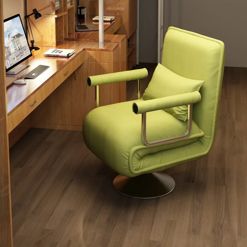 

Диван для ленивых, компьютерный диван-стул, домашний наклонный диван-кровать, простой современный многофункциональный складной вращающийся стул для офиса