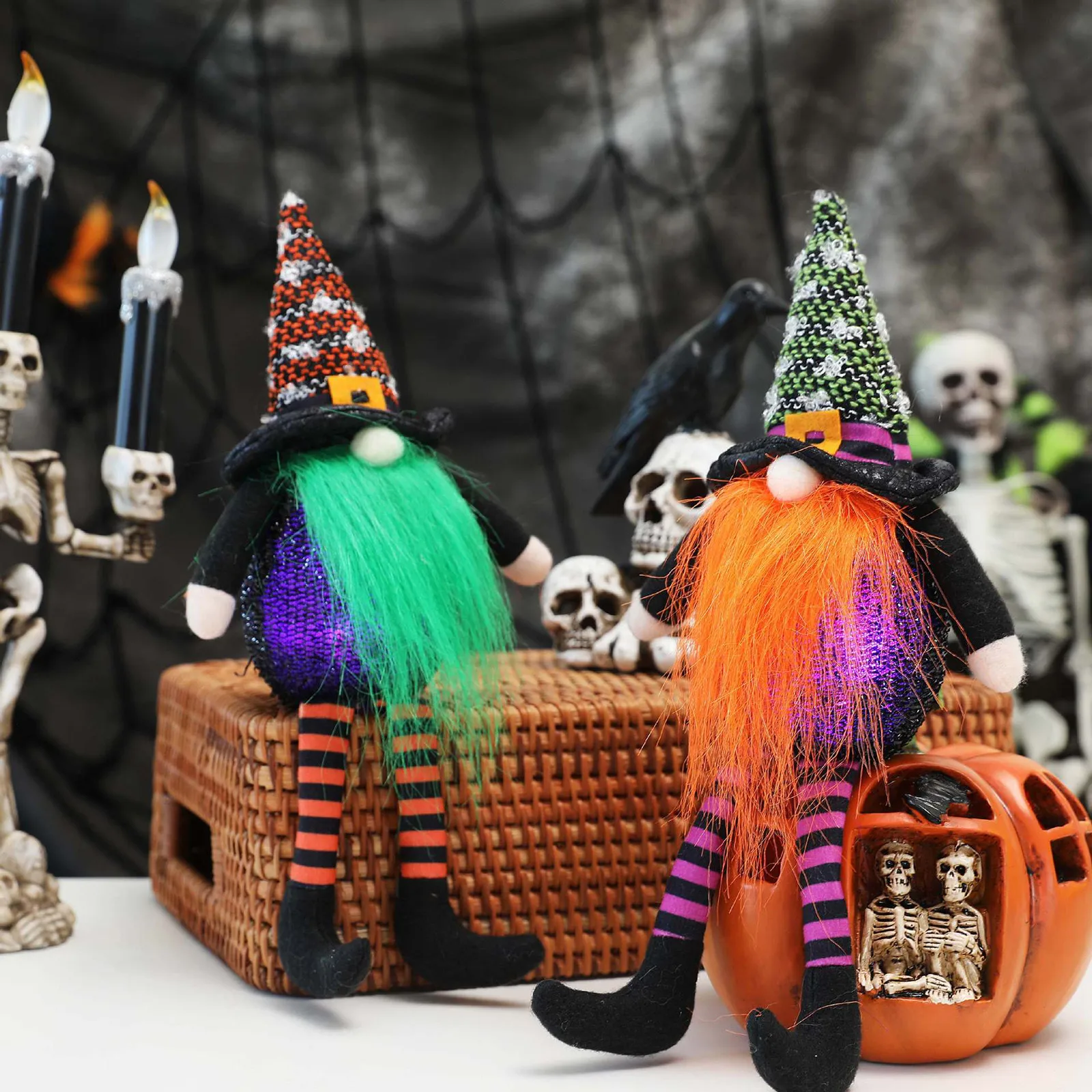 

Faceless Ornament Halloween Gnome h Santa Doll Handmade Christmas Decoration & Hangs