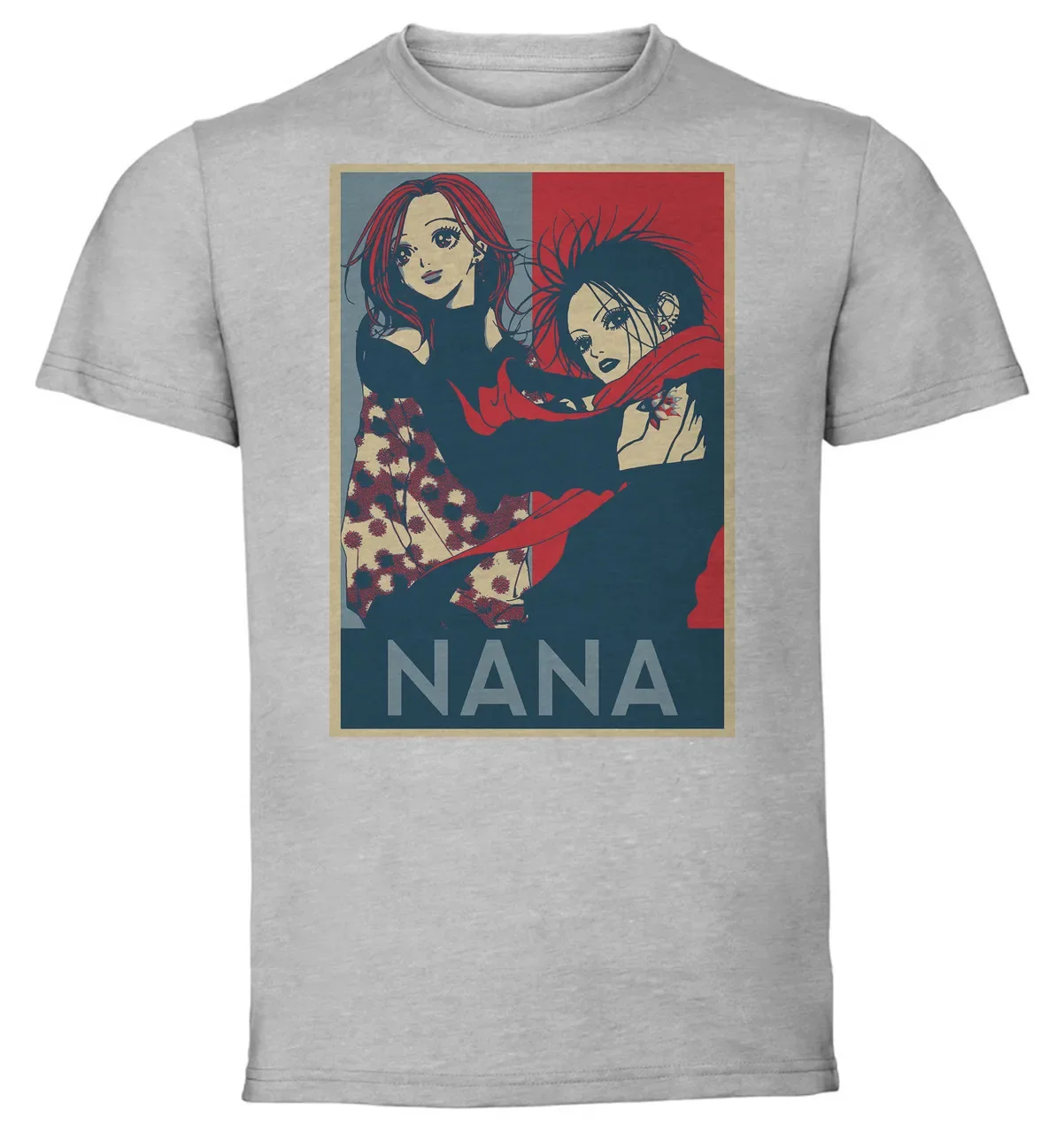 Футболка унисекс серая пропагандистская Нана вариант