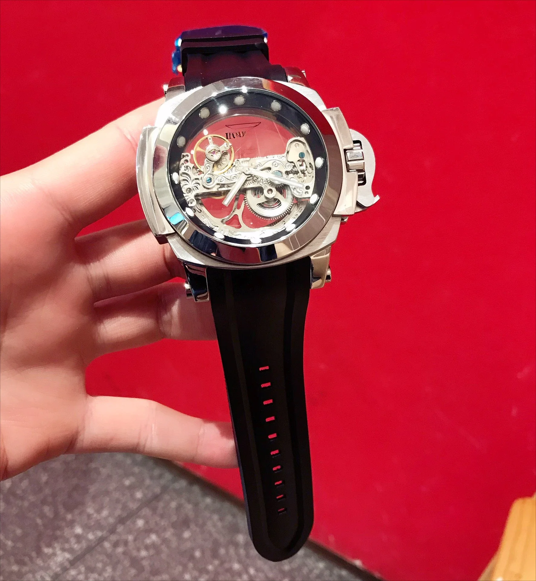 IN*VIC*TA Мужские многофункциональные полые креативные мужские механические часы