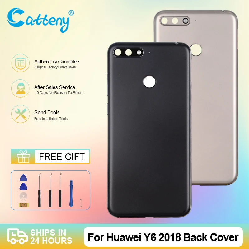 Оптовая продажа для Huawei Y6 2018 задняя крышка батарейного отсека Запасные части Honor