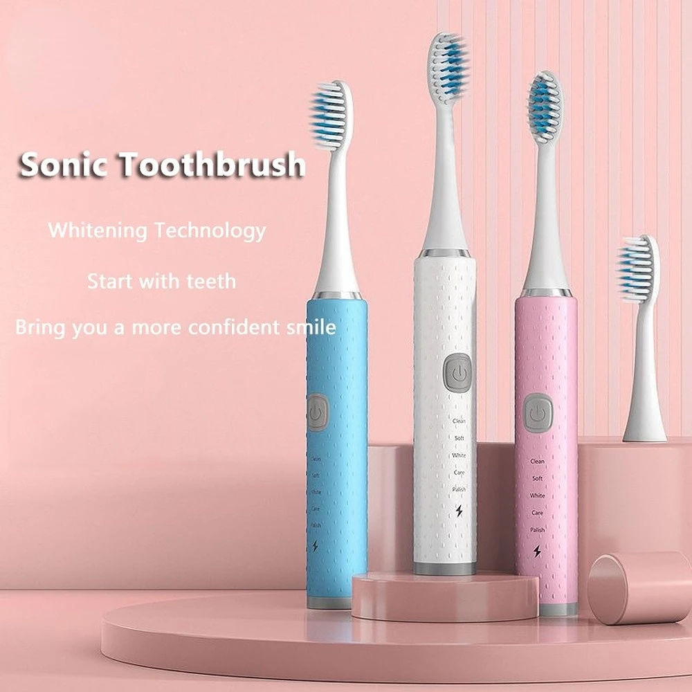 

Зубная щетка XIAOMI звуковая электрическая с зарядкой от USB, 5 режимов отбеливания, водонепроницаемая IPX7, мягкая Автоматическая водонепроницае...