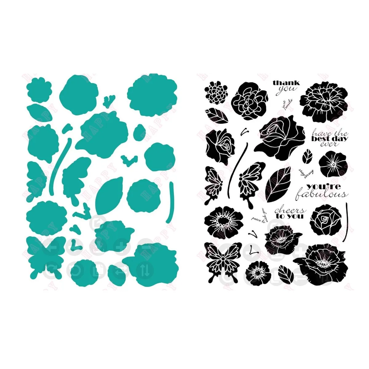 

New Metal Cutting Dies Stamps Butterfly Flower Leaves For DIY Scrapbook Diary Decoration Paper Craft Embossing Template Handmade