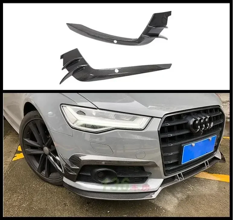 Передний бампер из настоящего углеродного волокна решетка разветвители фартуки