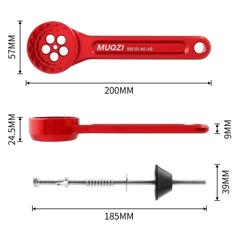 MUQZI 12 16 инструмент для кронштейна велосипеда с выемкой 39/41/44/46/49 мм
