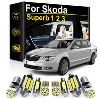 for skoda superb 3 2 1 combi mk1 mk2 mk3 2001 2012 2014 2016 2017 2018 2021 accessories %e2%80%8bcanbus car interior led light kit