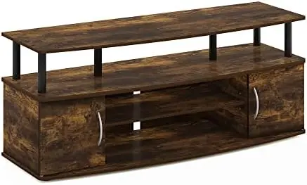 

Large Entertainment Stand for TV Up to 55 Inch, Blackwood