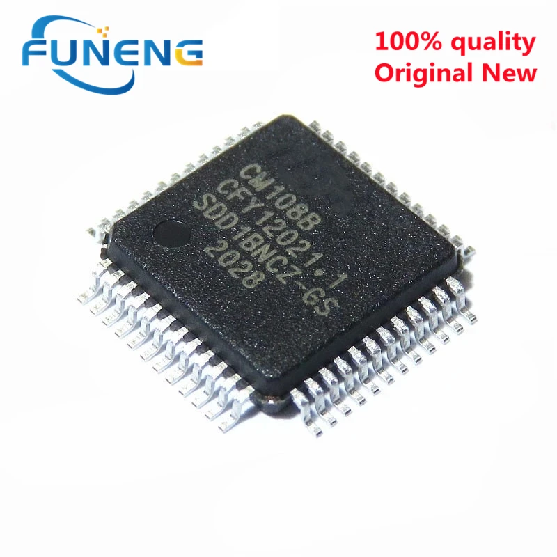 5-10 шт. Новый и оригинальный CM108 CM108B LQFP48 USB декодирующий чип Аудио Звуковая карта