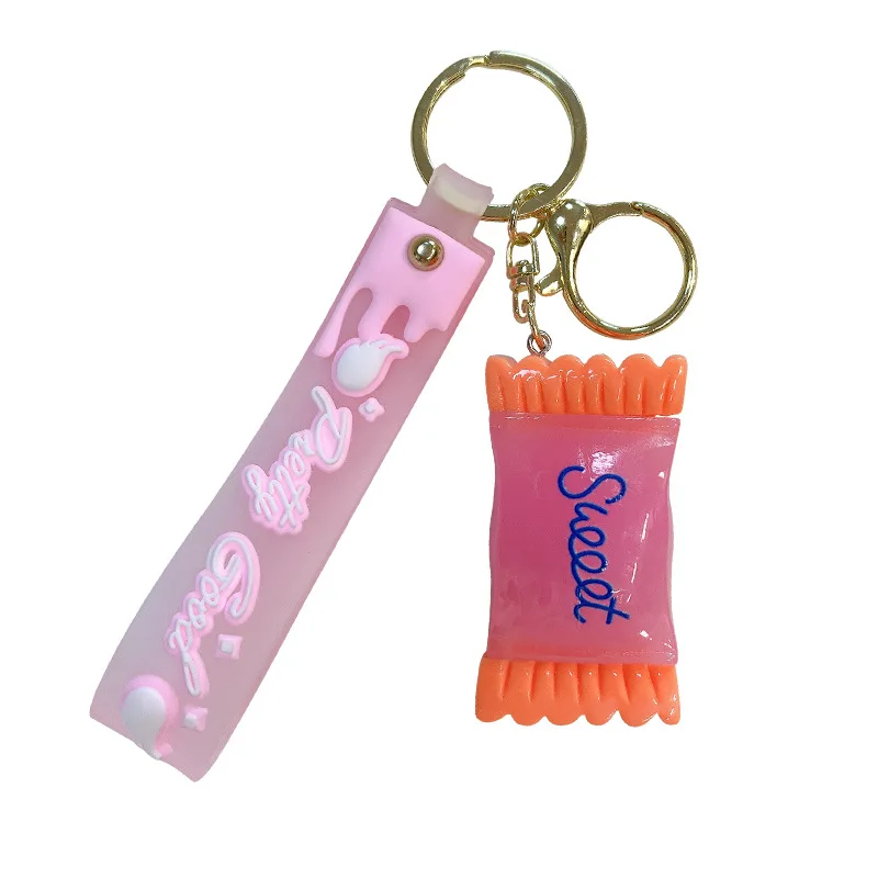 

Luminous Cute Mini Candy Keychain Bag Accessories Car