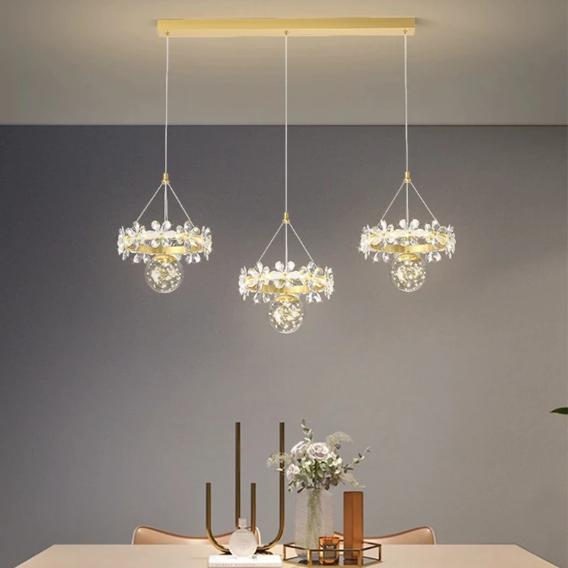 Современная хрустальная люстра AiPaiTe для гостиной лампа в форме бабочки ресторана