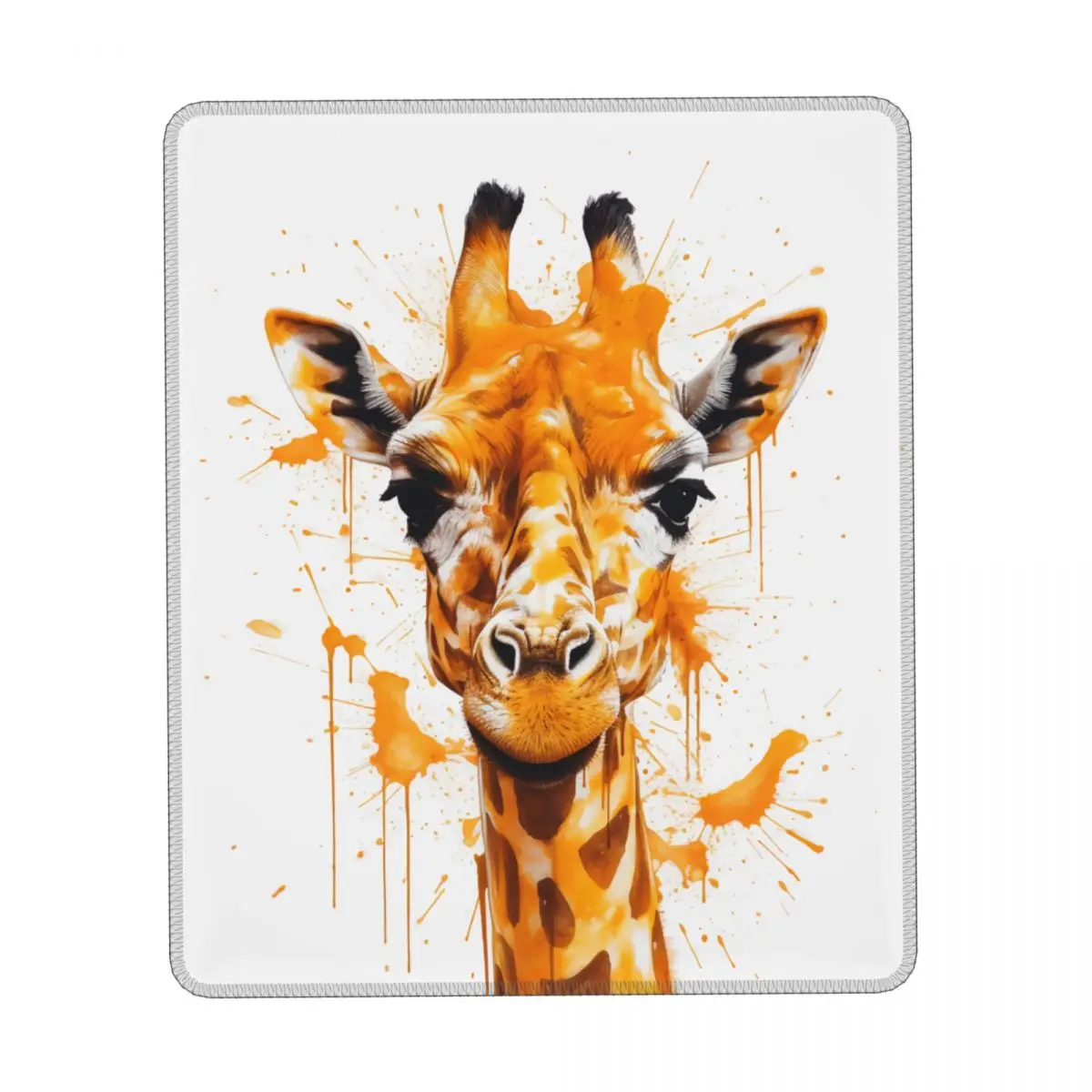 

Giraffe Vertical Print Mouse Pad Hyper Artistic Ink Drawing Rubber Office Mousepad Anti Fatigue Soft Custom Mouse Pads
