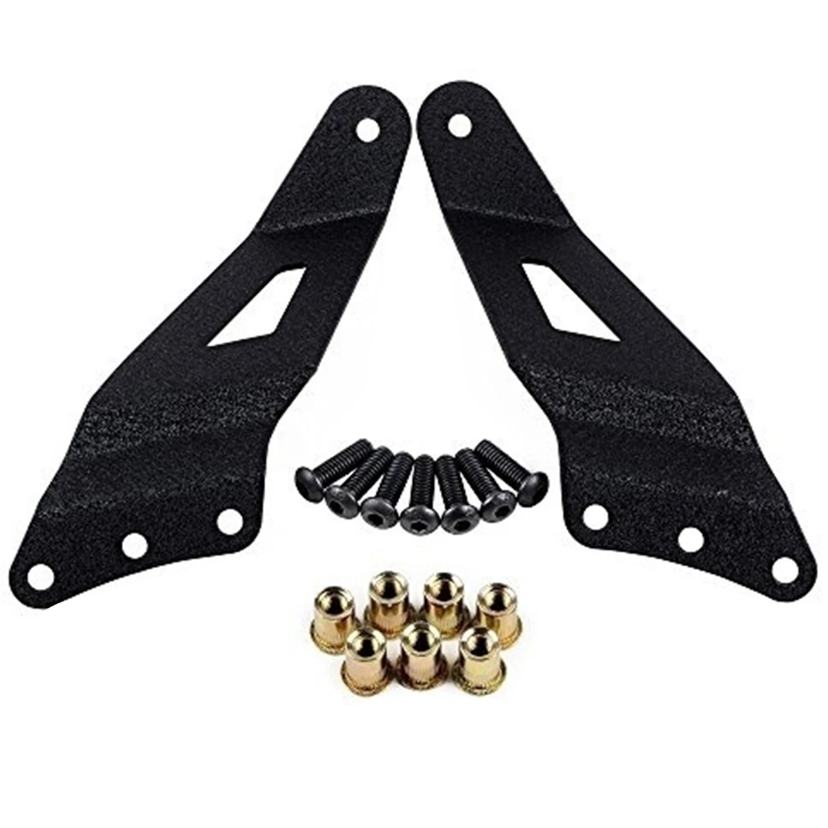 

Windshield Roof LED Work Light Bar Mounting Brackets For GMC 50Inch Chevrolet Curved Led Bar Windshield Windshield