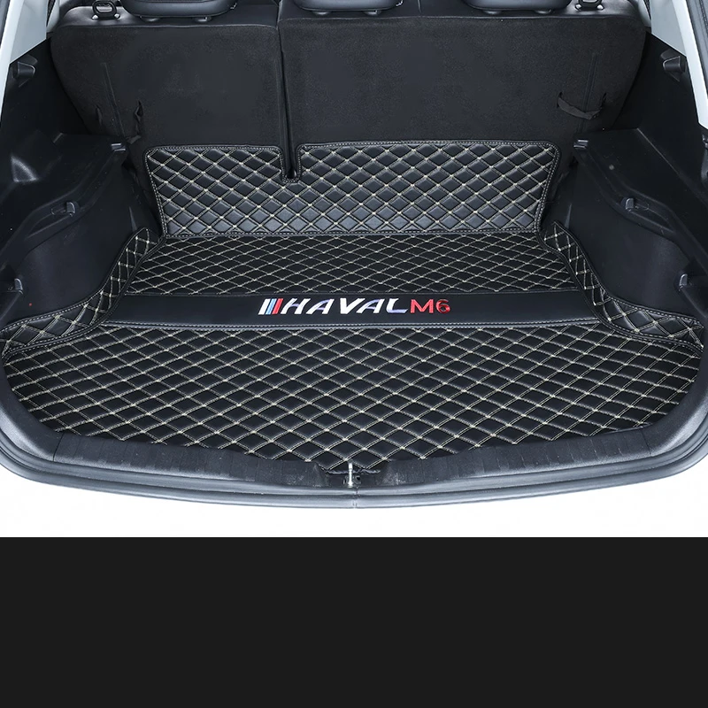 

Для Haval M6 2024 2023 2nd Gen M6 Plus защитный коврик для багажника автомобиля из искусственной кожи Модифицированная Крышка для салона автомобиля аксессуары для авто