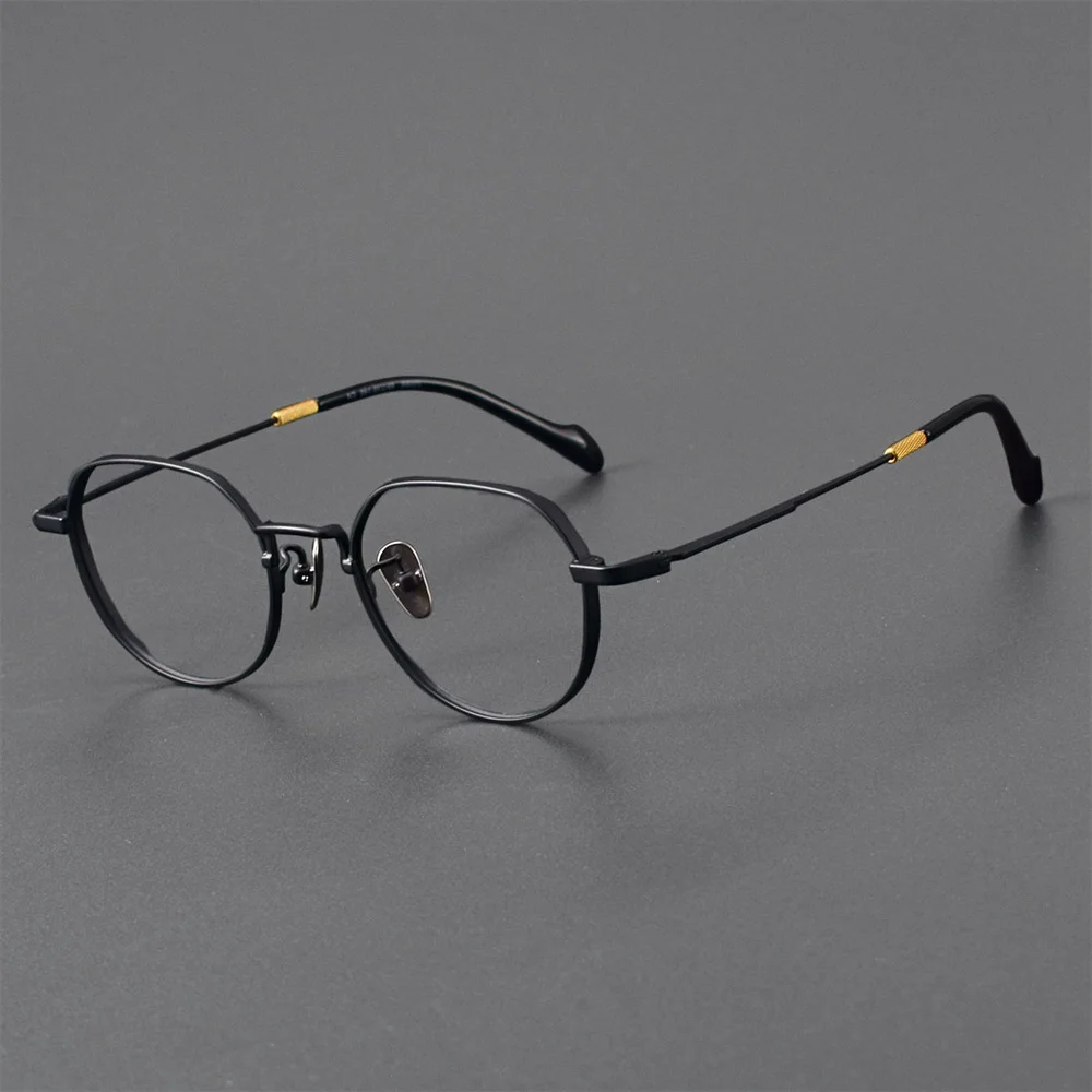 Элегантная женская модная круглая оправа для оптических очков титановая