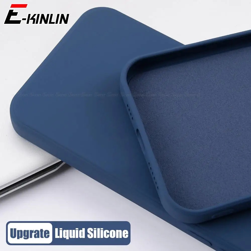 Жидкий силиконовый чехол для телефона Xiaomi Poco M4 M5s C51 C50 F5 F4 X5 M5 M3 M2 F3 F2 X4 X3 GT NFC X2 Pro C3 C31