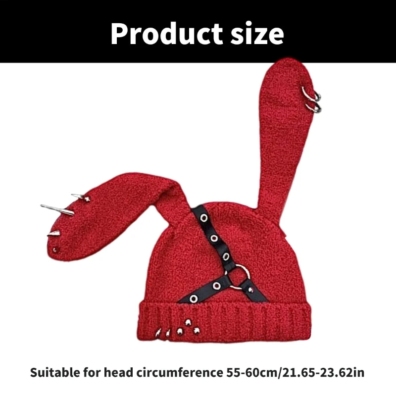 Темная серия шапка с кроличьими ушками костюм для косплея шапки зимняя теплый