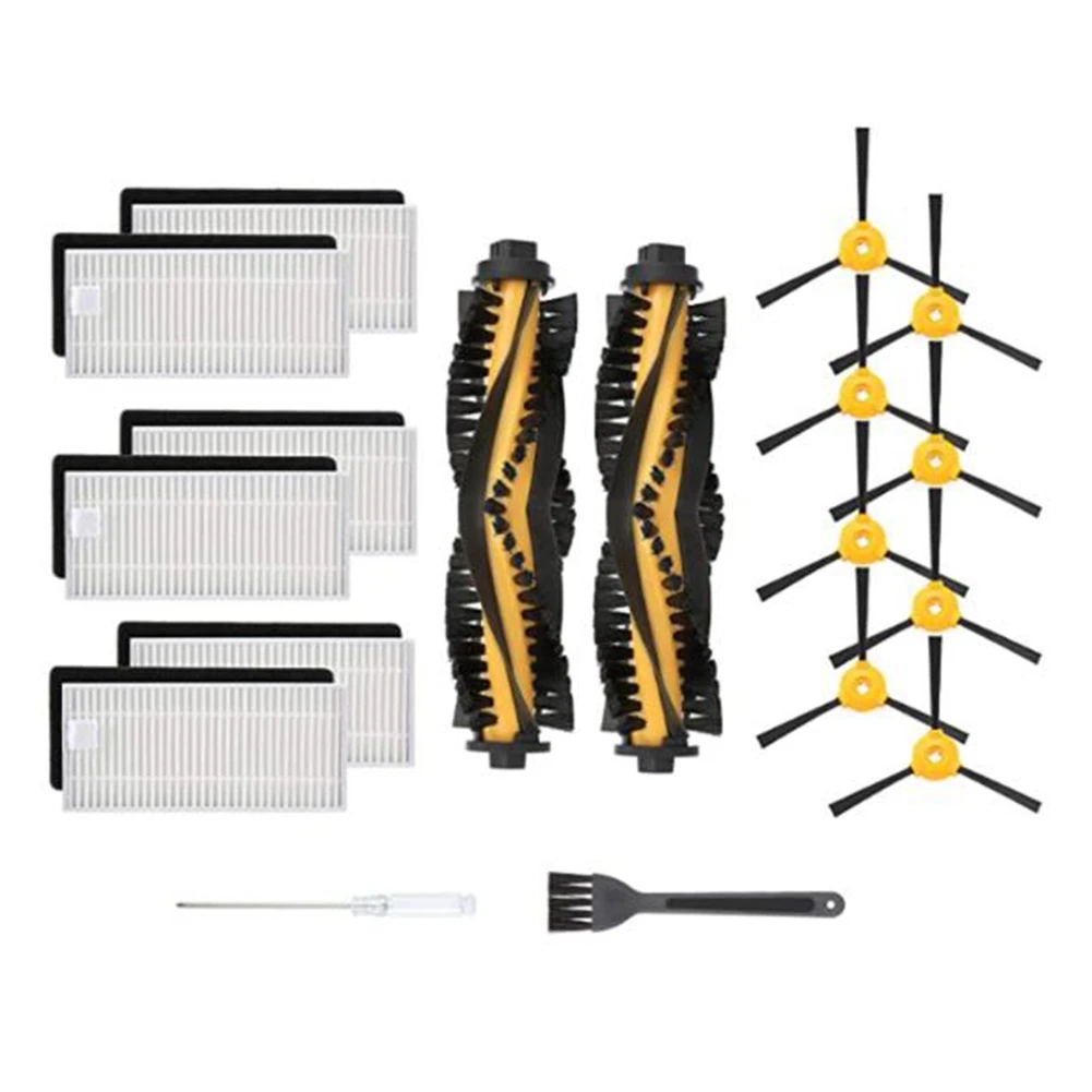 

Main Brush Filters Side Brushes for ECOVACS DEEBOT N79S N79 500 Robotic Vacuum Replacement Accessories Kit
