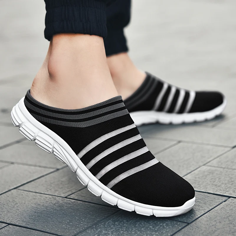 

Summer Sandals Men Fashion Breathable Shoes Casual Beach Slippers for Unisex Mesh Zapatos De Hombre