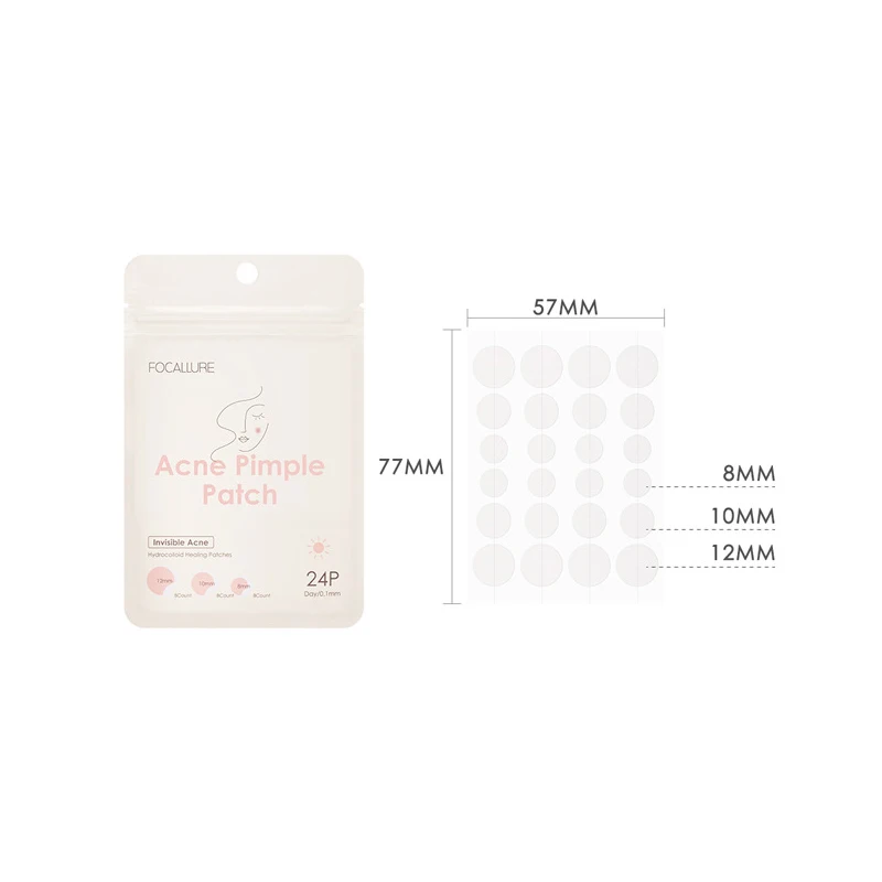 

24PCS Day and Night Tea Tree Extract Acne Removal Pimple Patch Invisible Stickers Acne Pimple Removal Skin Care Tool