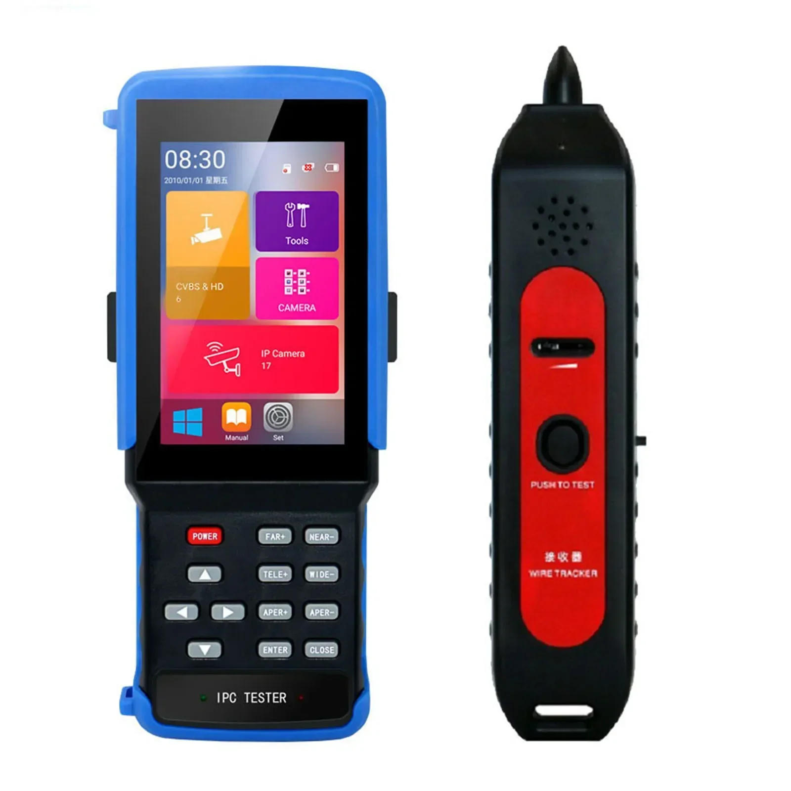 IPC9310SN 4,5-дюймовый дисплей с сенсорным экраном, инструмент для тестирования камеры RS485, PTZ-управление, POE, UTP-кабель, тестер IPC-камеры, инструмент для тестирования HKDH (art.: 3920d44d4e48c) - 3920d44d4e48c