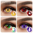 Контактные линзы для косплея orella, 1 пара, цветные линзы для косплея аниме, контактные линзы для Хэллоуина, красоты, макияж