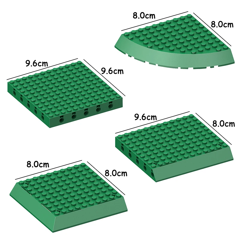 

DIY Bricks MOC Creative Classic Base Plates Blocks Small Size Splicing Baseplate Pixel Art Connect Assembly Plates Toy for Child