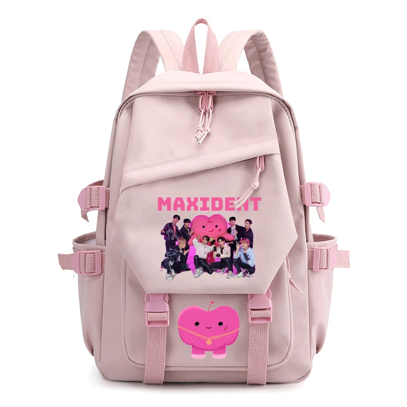 

Stray Kids Print Girl School Bag Waterproof Nylon Travel Schoolbag Laptop Bookbag College Bags Canvas Backpack Travel Rucksack