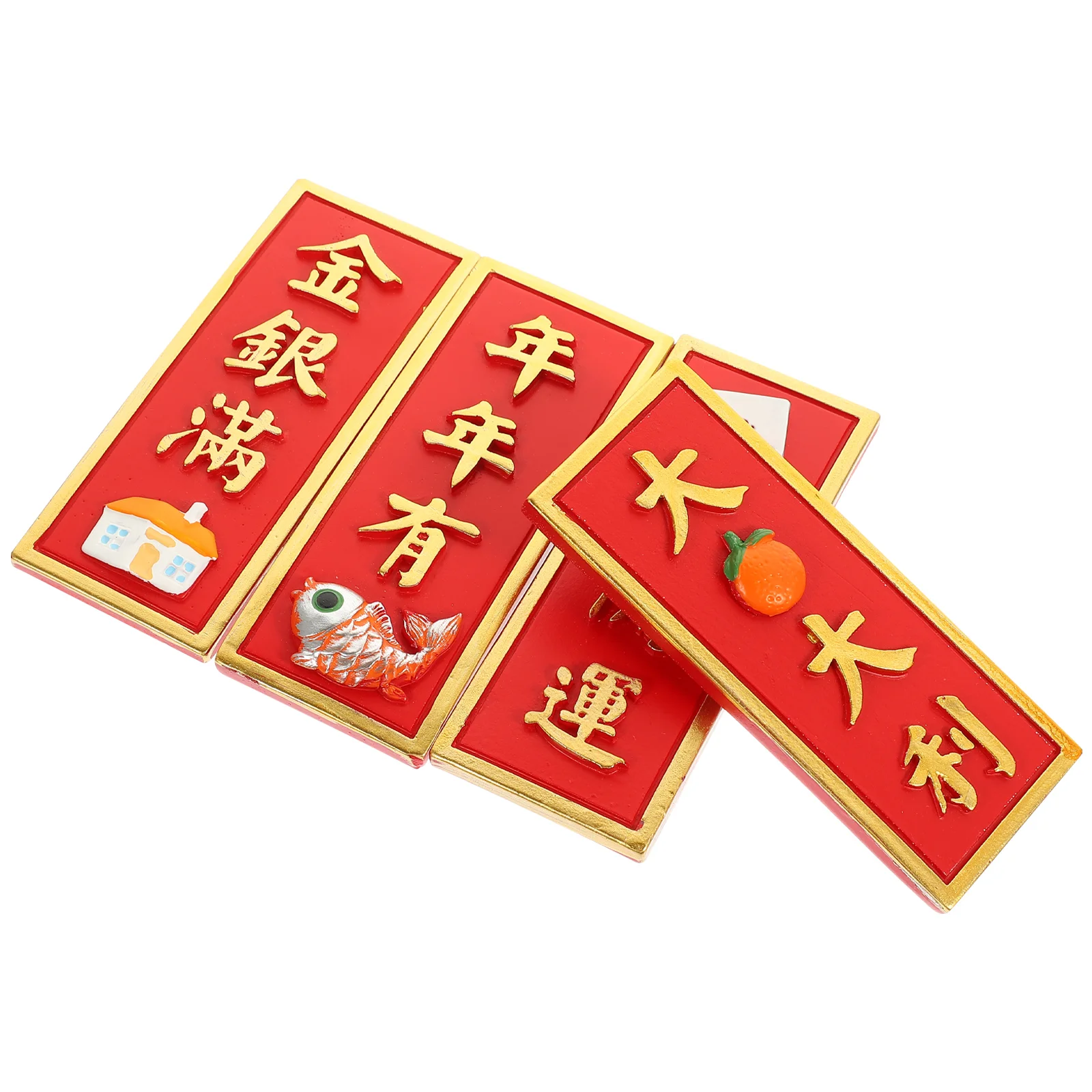 

Magnets Refrigerator Chinese New Year Fridge Sticker Magnet Whiteboard Decor Decoration Locker Festival Spring Home Kitchen