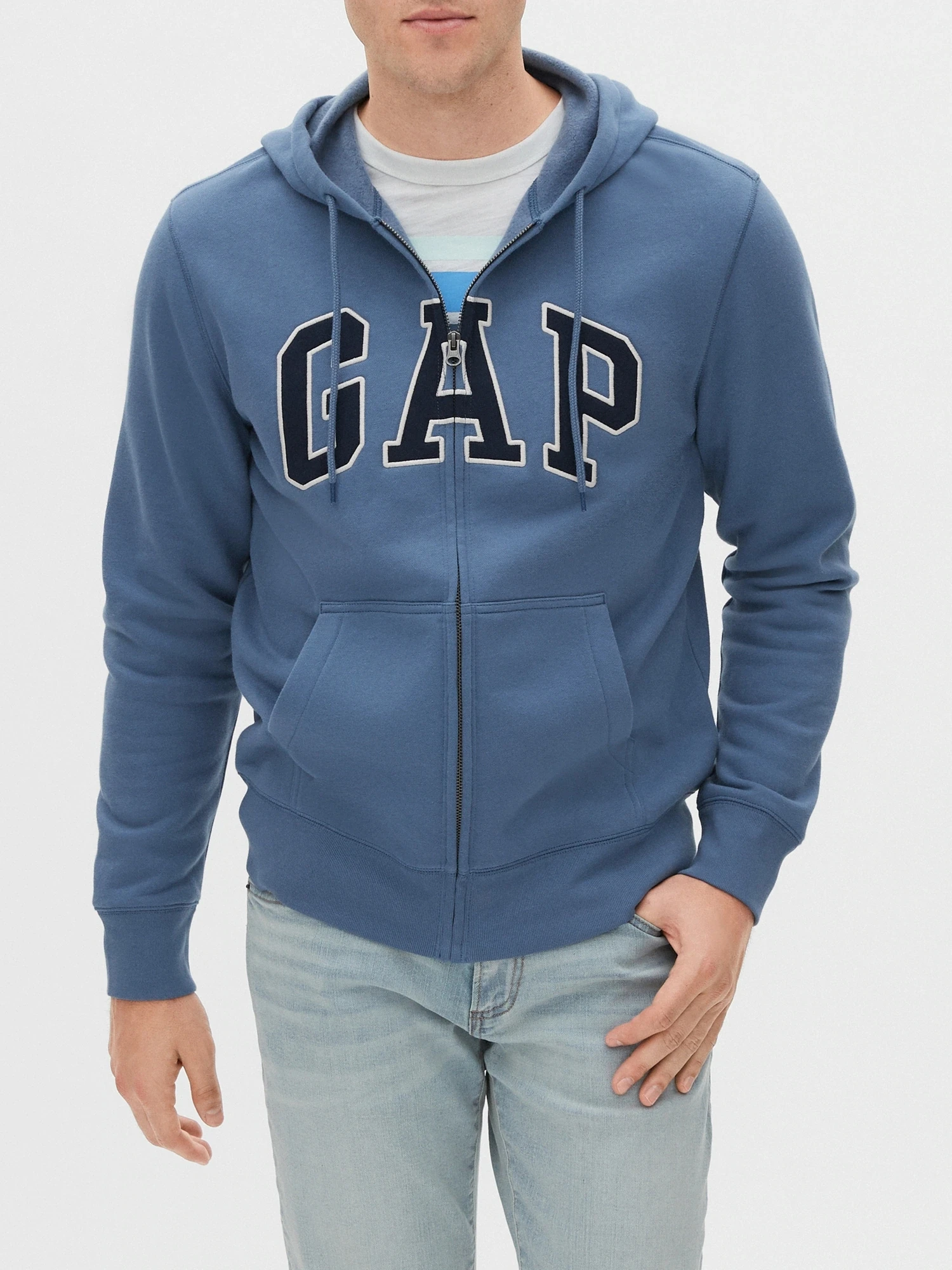 

Jacket gap Zipper Hoodie Men's and Women's Sweatshirt Letter Printed Brushed Super Dalian Hoodie Fashion Hip Hop Street Sweater