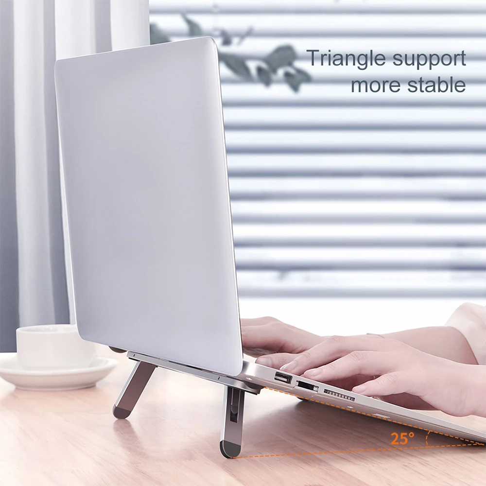 

Подставка для ноутбука MacBook Air Pro Поддержка планшета Портативная подставка для ноутбука мини стояк складной держатель для ноутбука охлаждаю...