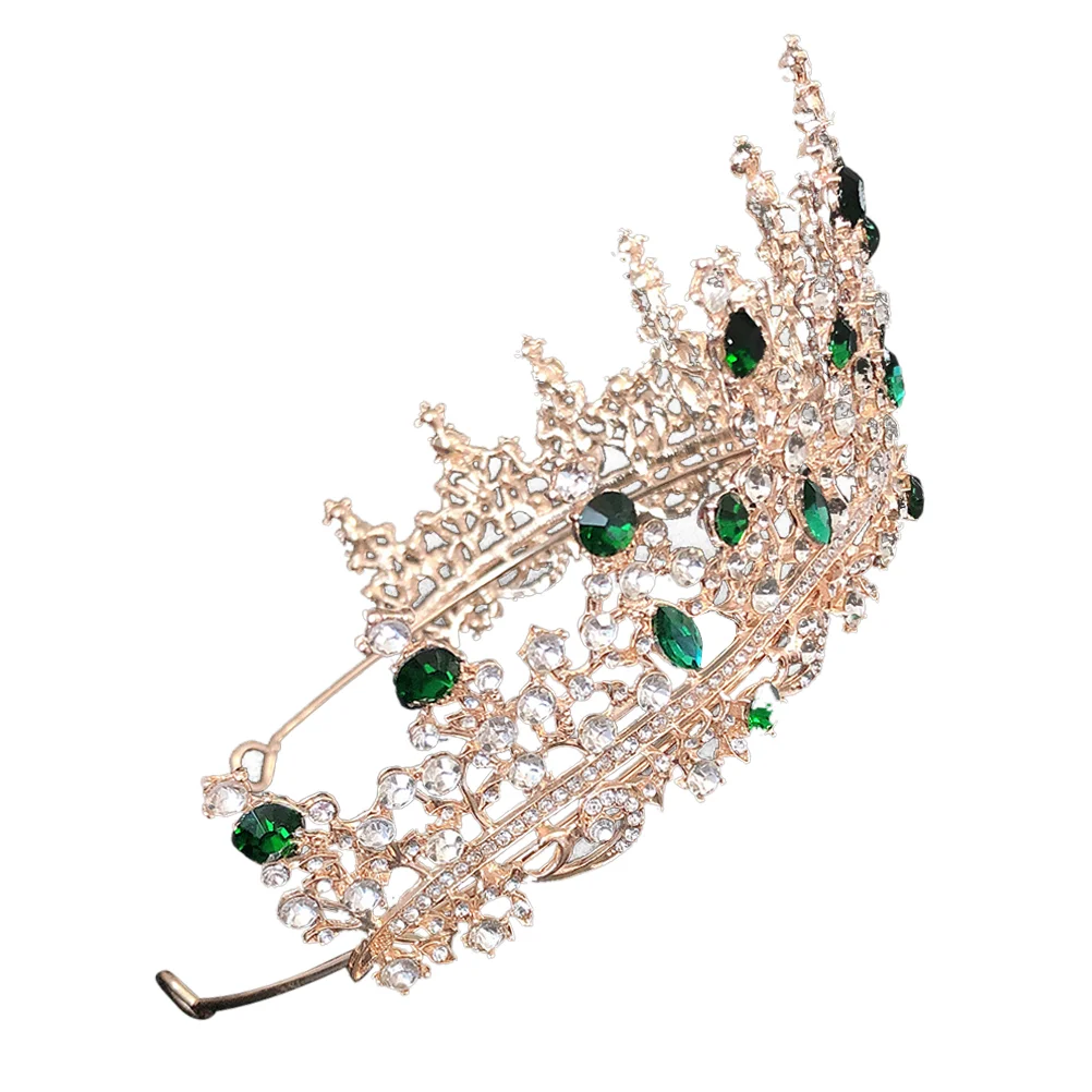 

Prom Hair Clips Diamond Crown Rhinestone Tiara Women Wedding Hairpin Party Mother