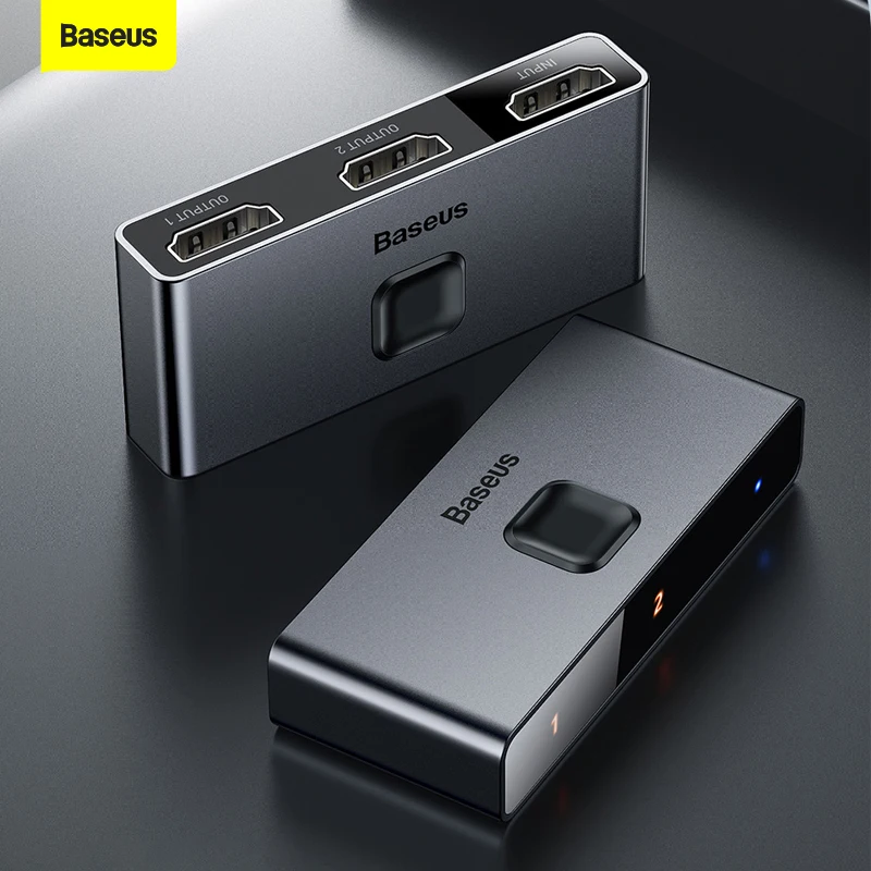 Baseus 4K HD переключатель HDMI-совместимый адаптер сплиттер для PS4 / 3 ТВ-приставки Xiaomi Mi