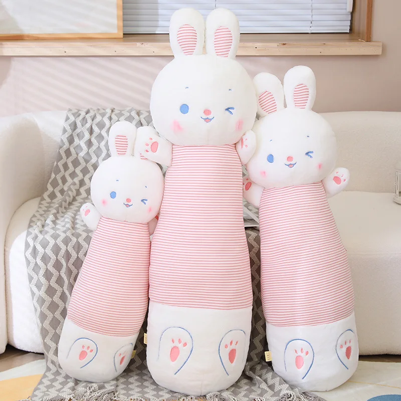 

1pc 80-120cm Long Bunny Pillows Plushie Rabbit Toys Soft Sleep Cushion Stuffed Plush Animal Dolls Kids Girls Home Decor Gifts