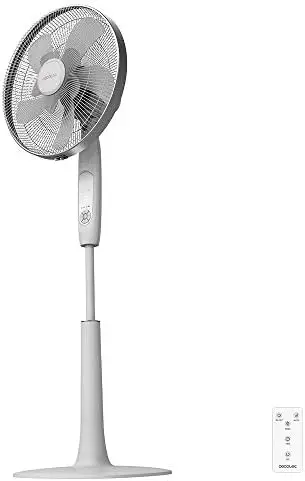 

Ventilador de Pie con Temporizador EnergySilence 1010 ExtremeFlow. 60 W, 10 aspas, Potente, Oscilante, Silencioso, 3 velocidades