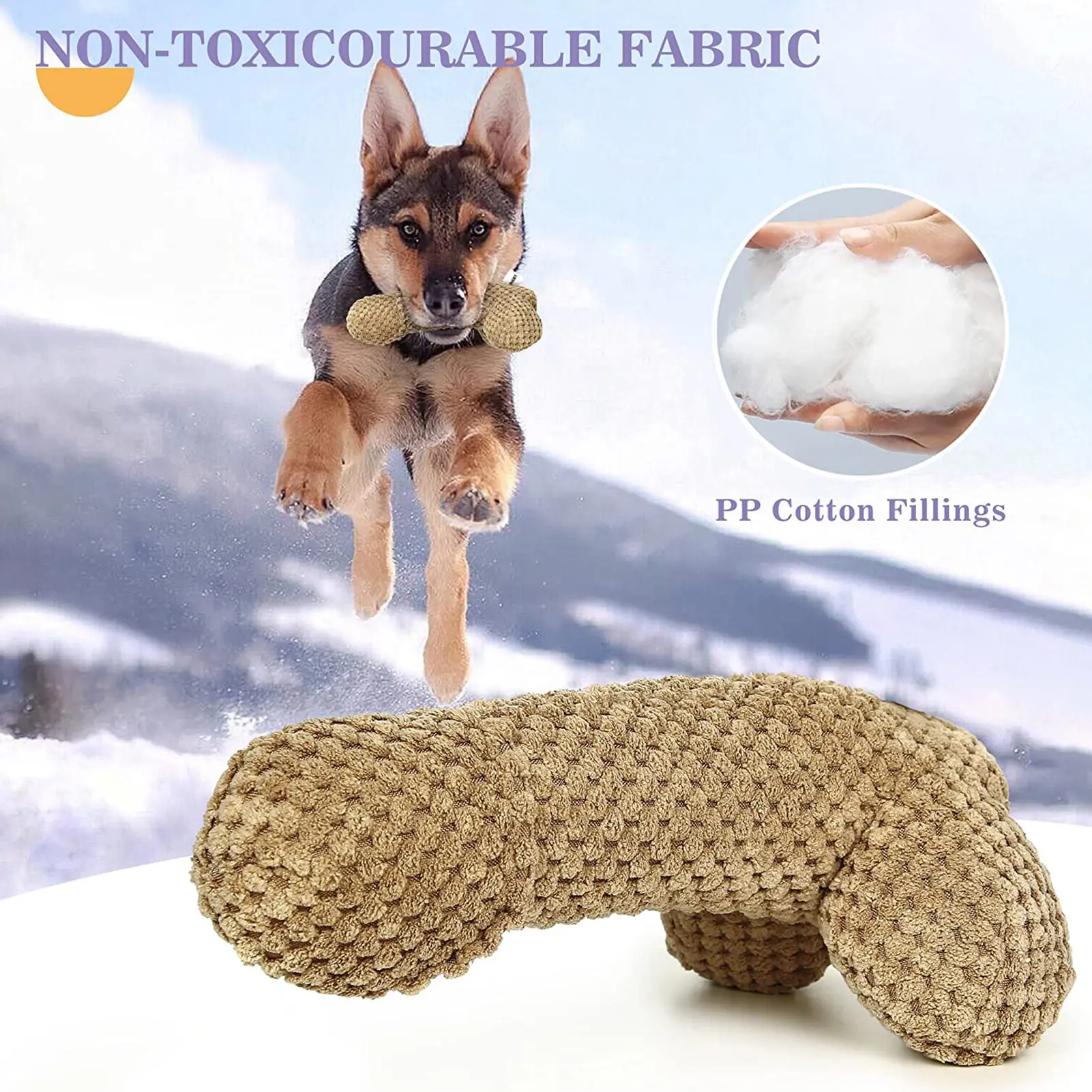 

Plush Pet Dog Toy Chew Toys For Dogs Fit Pet Sound Toy Cute Stuffed Teething Chew Material Filling Plush Toys For Pets