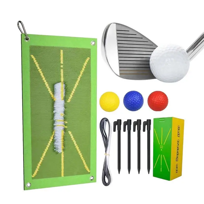 

Golf Swing Mat Swing Golf Indoor Practice Mat Non-Slip Bottom Training Aid Equipment For Golf Professions Novice And Enthusiasts
