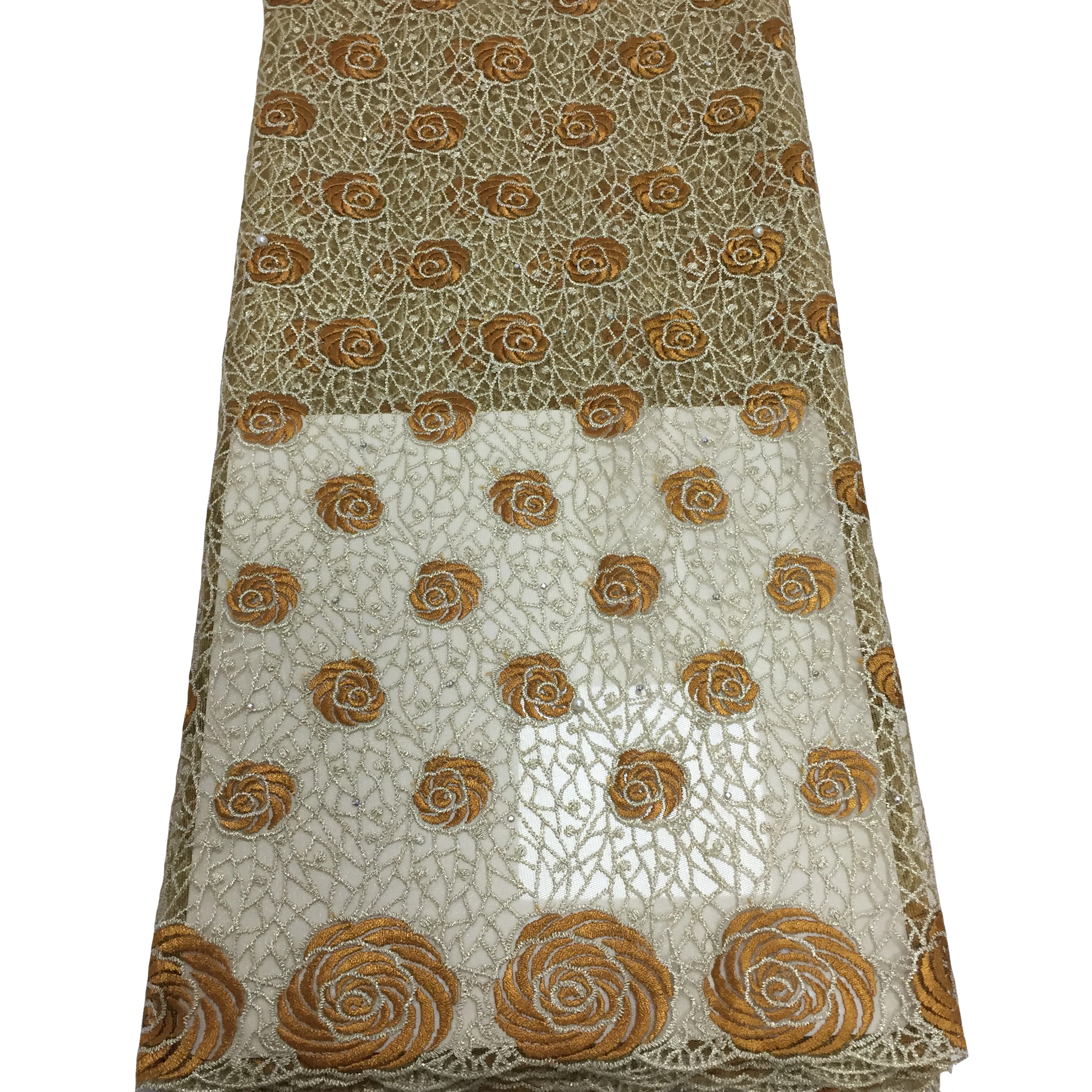 БЕЛАЯ сетчатая кружевная ткань 2025 высокое качество французская нигерийская