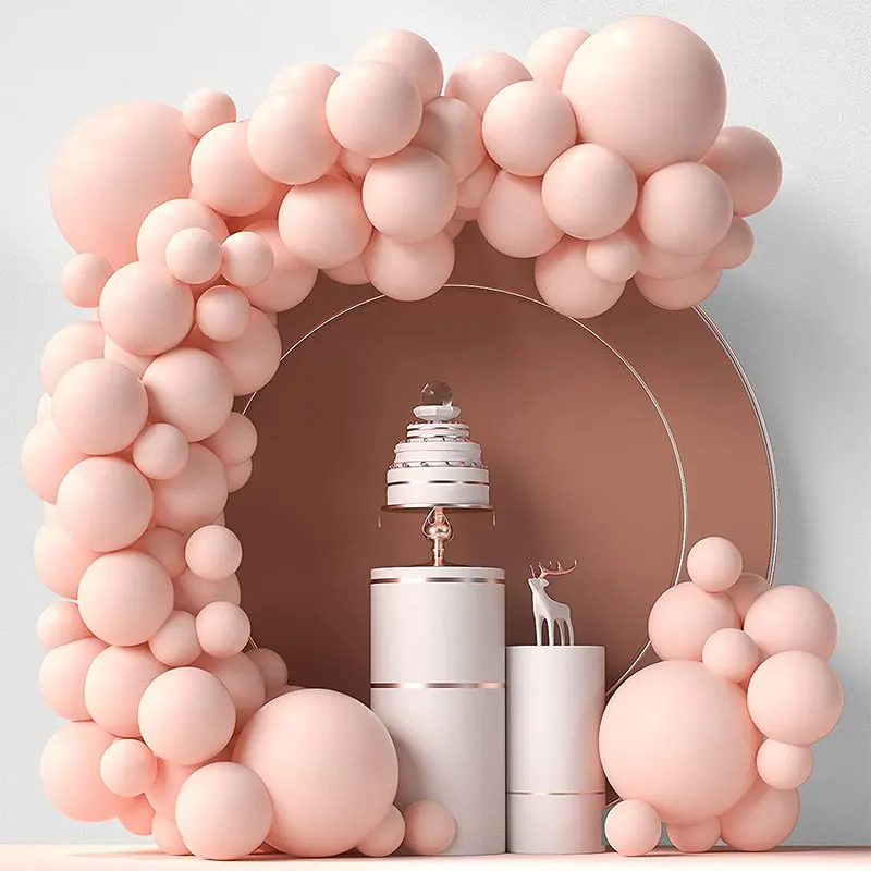 

Pastel Orange Balloon Garland Arch Kit Romantic Wedding Decoration Balloons Christmas Party Baby Shower Birthday Accessories