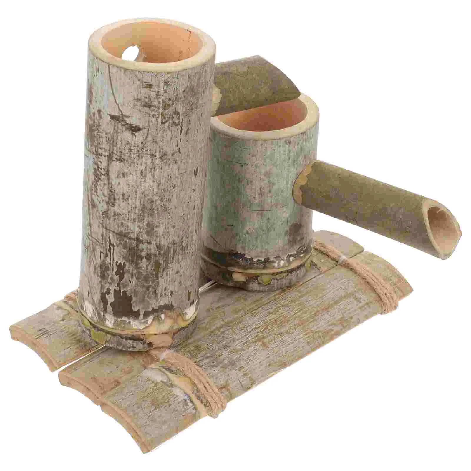 

Fish Tank Decorations Bamboo Fountain Spout Outdoor Water Fountains Small Indoor Filter