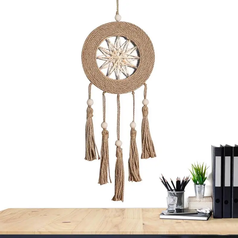 

Dream Catcher Wall Hanging Woven Tassel Bohemian Dream Catchers Handmade Circle Design Dream Catcher For Wall Hanging Home